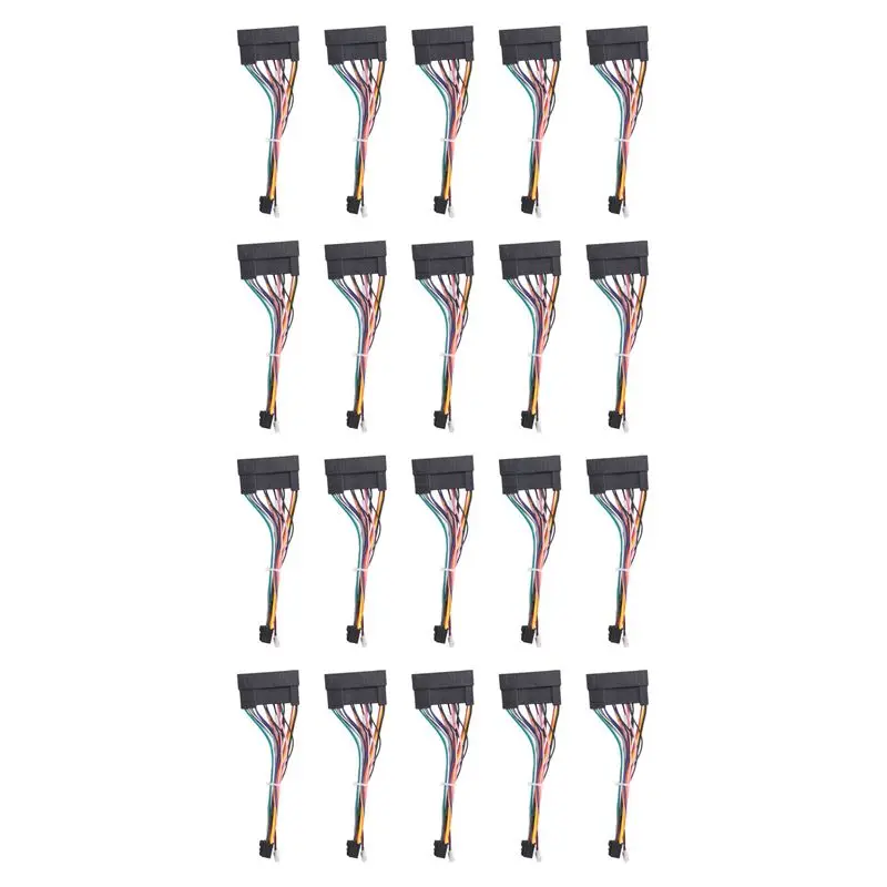 20X Car Stereo Audio 16 PIN Android Power Wiring Harness Adaptor For KIA Carens K2/K3/K4/K5 IX35 Elantra Sonata-A08Q