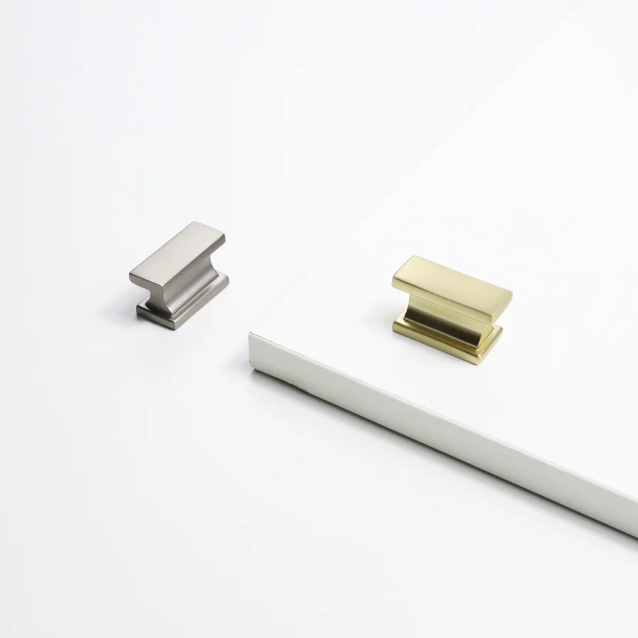 Minimalist Zinc Alloy Cabinet Pulls, Geometric Bar Handle for Kitchen Cabinet Makeover, Easy Install