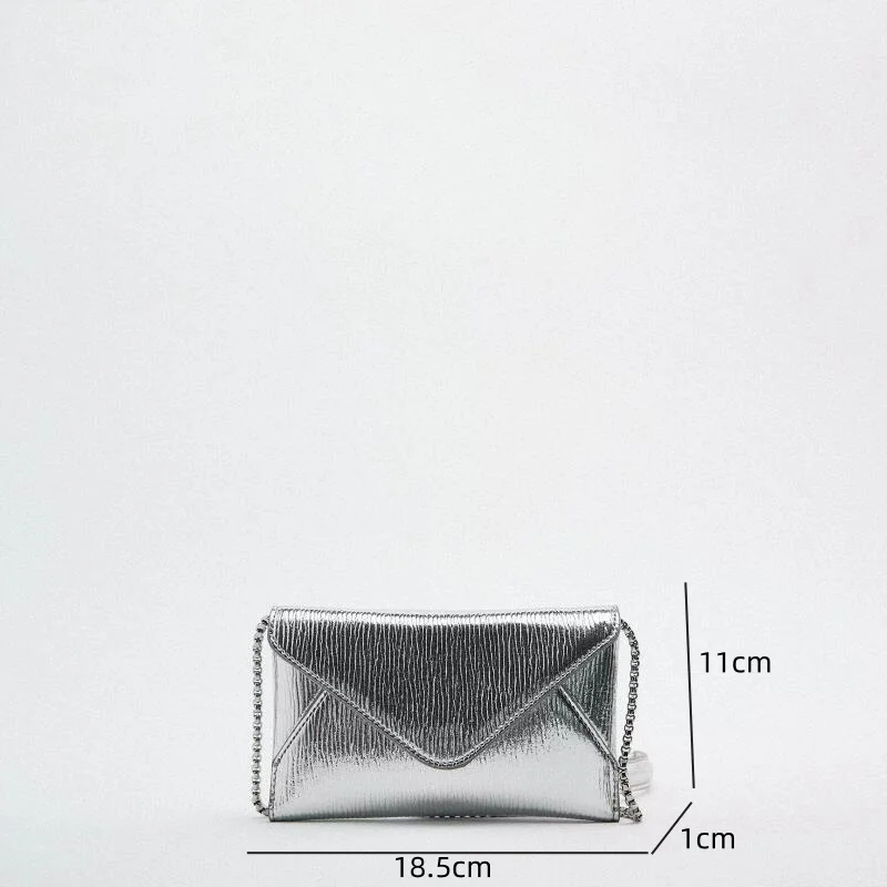 Women Bags Shoulder Bags Advanced Bright Colored Chain New Fashion Small Square Bag Mini Mobile Phone Bag Leisure Crossbody Bags