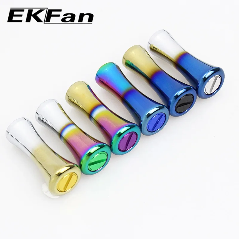 Ekfan New Colorful Model Aluminum Alloy Electroplating Process For DAI&SHI Fishing Reel Handle Knob