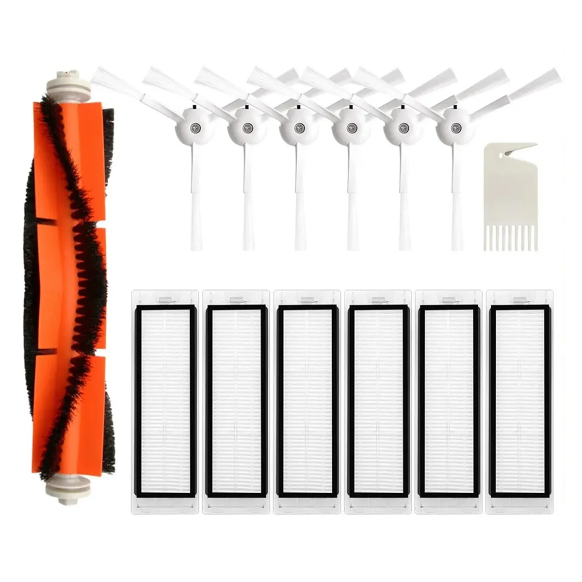 Xiaomi Xiaowa روبوت منظف لايت ، C10 ، أسطوانة فراغية ، فرشاة جانبية ، فلتر Hepa ، قطع غيار ، ملحقات