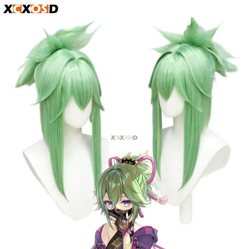 x;3,c'5\b/Kuki Shinobu Costumes Cosplay Wig Mender of Tribulations Halloween Brithday Roleplay Sui5'g,\j'8/ view 4