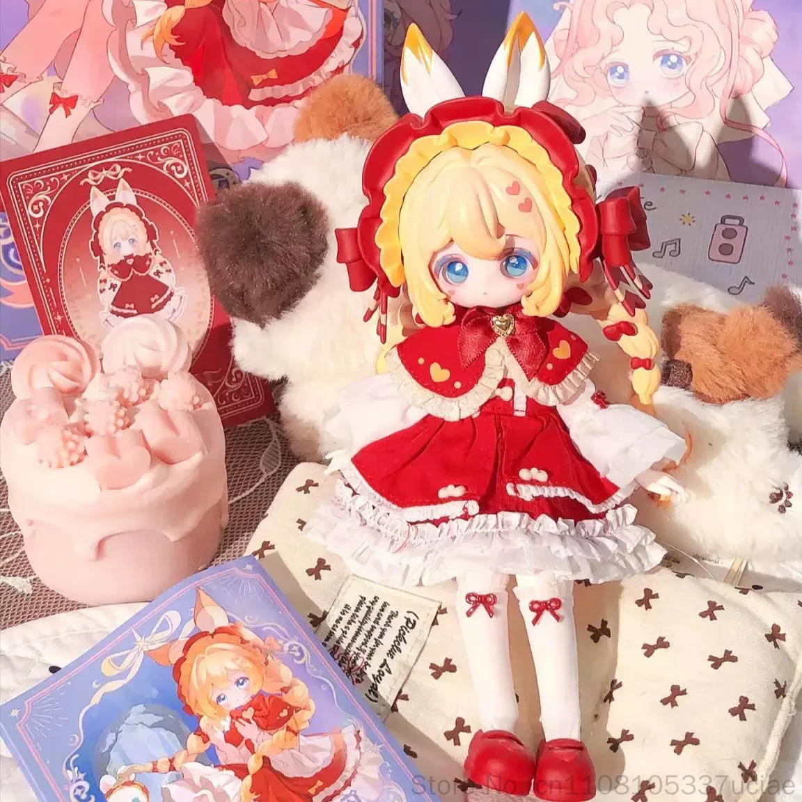 The Luluelf Story MYSTIC REALM PACT Series 1/8 Blind Box Mystery Box Model Anime Doll Surprise Bag Moveable Trend Toys Gift