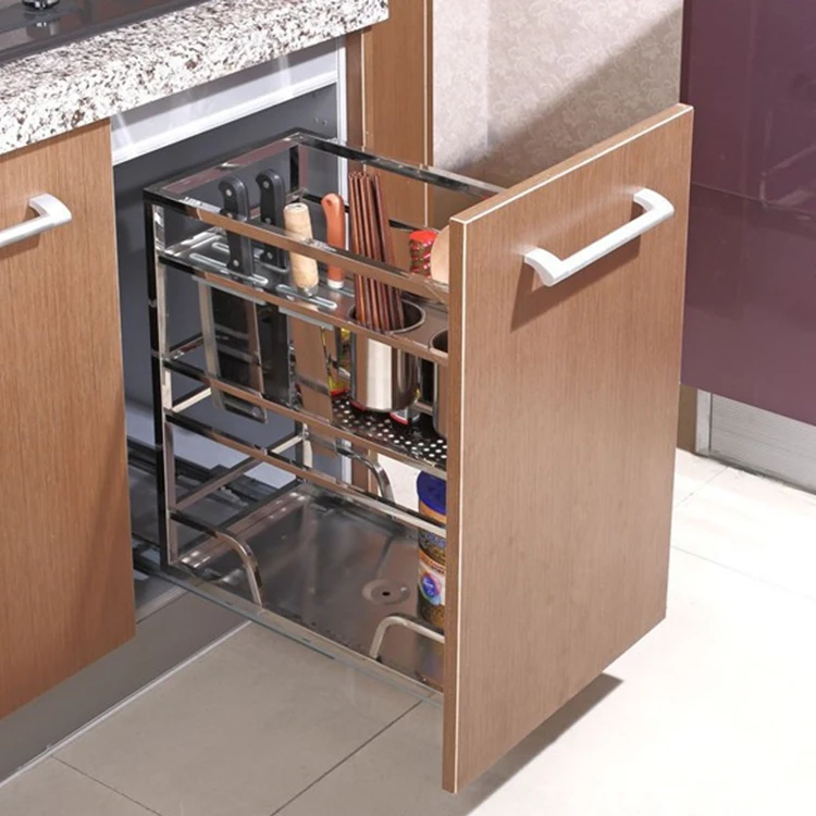 sv-China Suppliers Best Selling Stainless Steel Kitchen Cabinet Design Pull Out Sliding Basket！