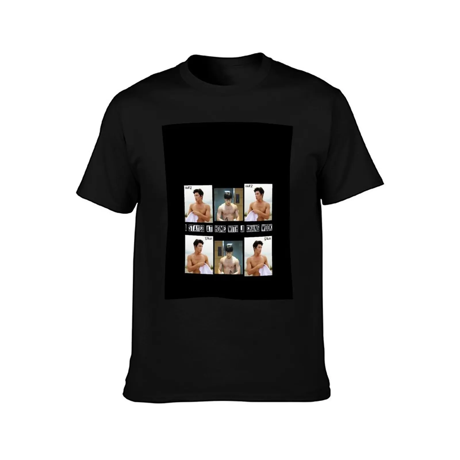 Ji Chang Wook [ISH] Series T-Shirt Casual Graphic Print Tee T-Shirt
