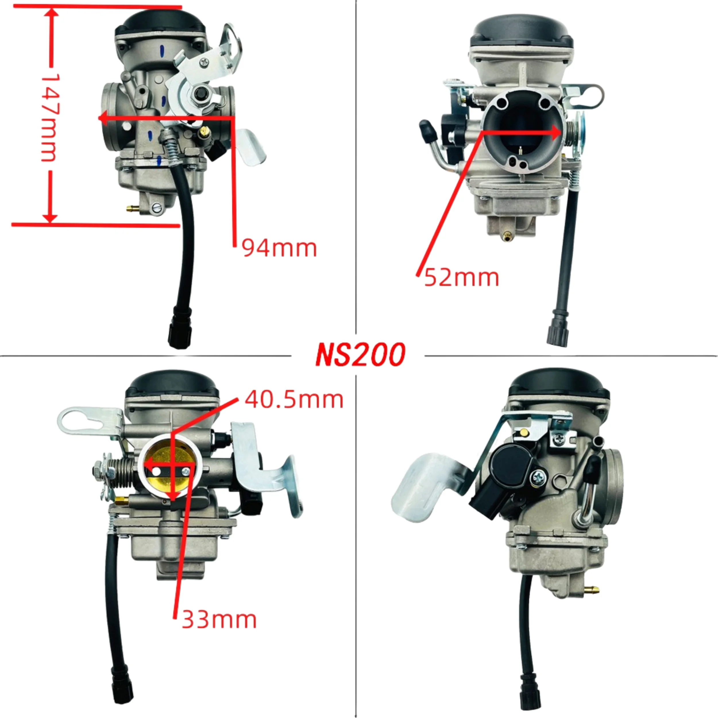 Pitbike Atv Honda Pulsar NS200 200CC DTSi BS-3 Fuel Supply Motorcycle Carburetor Engine Carburetor Replacement Aerox New