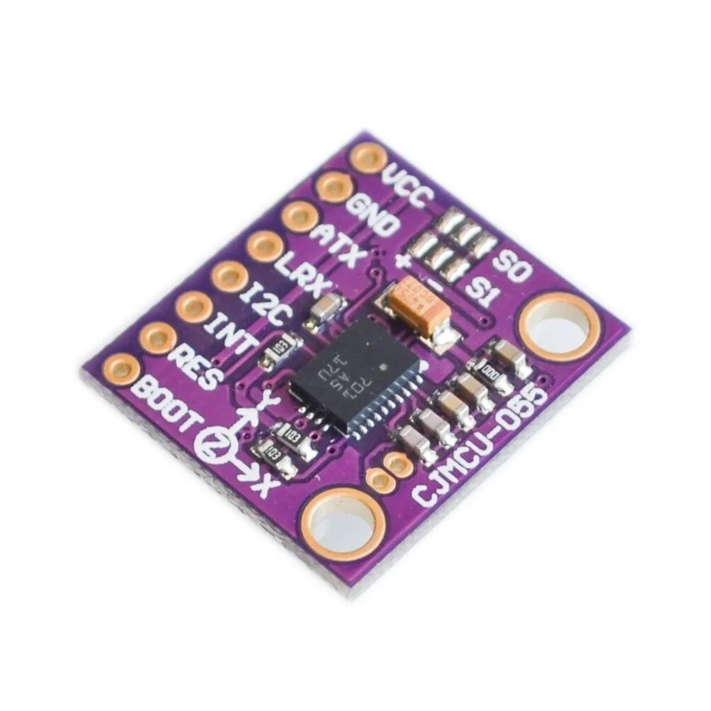 BNO055  Attitude Sensor Module MCU 9DOF Intelligent 9 Axis UART I2C Interface Acceleration Gyro Magnetic