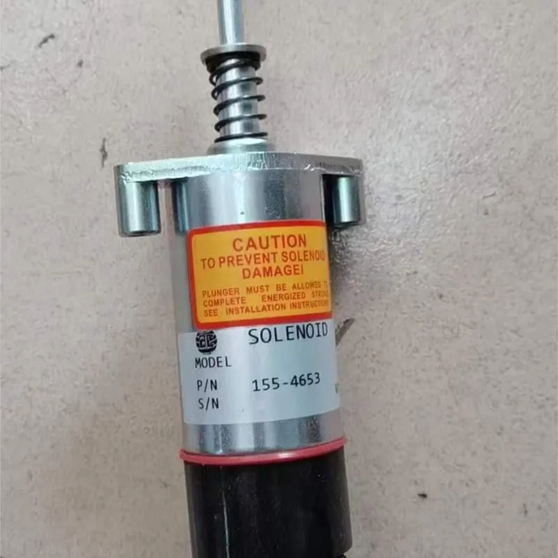 12V 24V 155-4653 155-4654 flameout solenoid valve switch for CAT for Caterpillar E330B E330 E330C E325D E329D E330D excavators