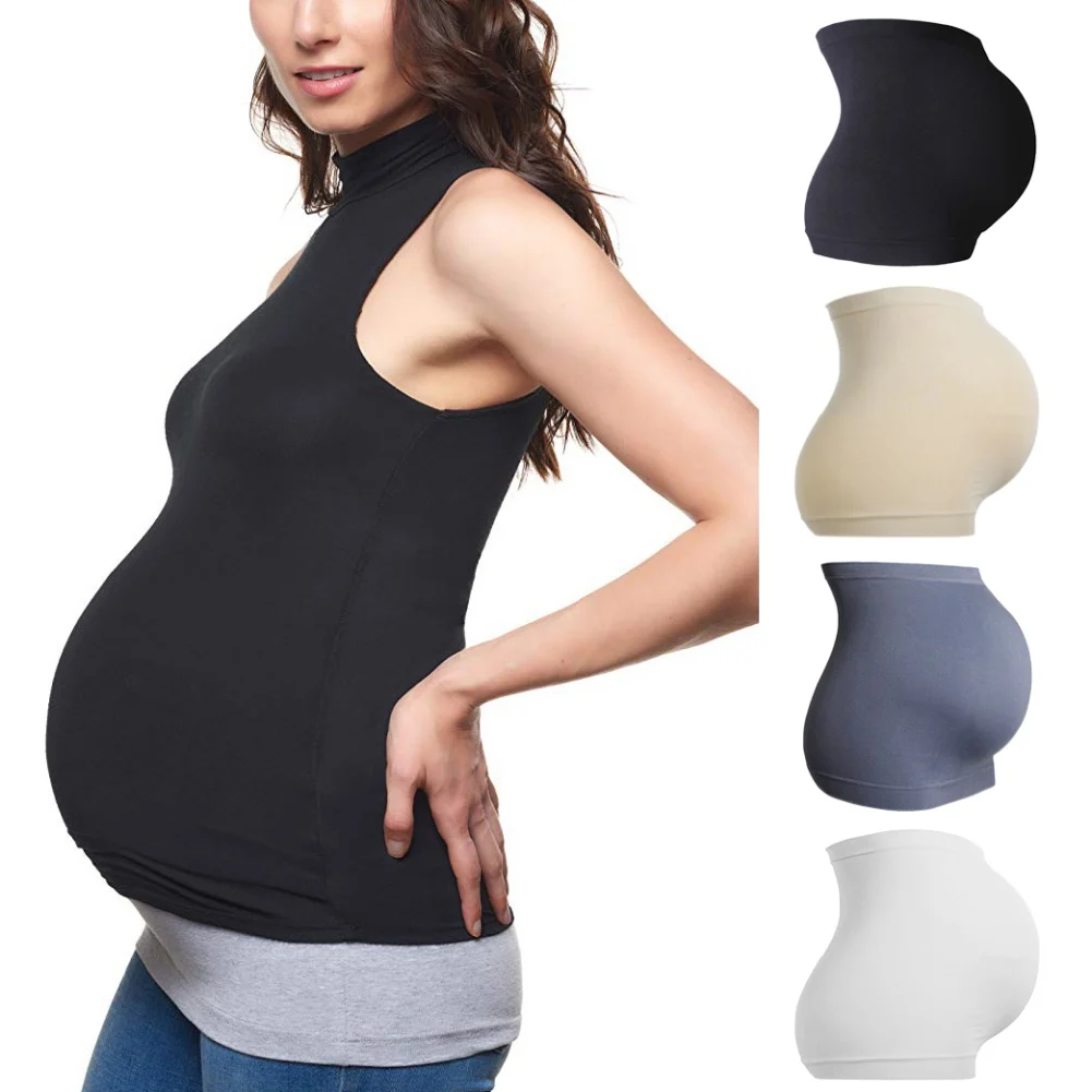 Cintura maternidade suporte cinta para mulher grávida, Cinto de suporte, Faixa elástica Material barriga traseira