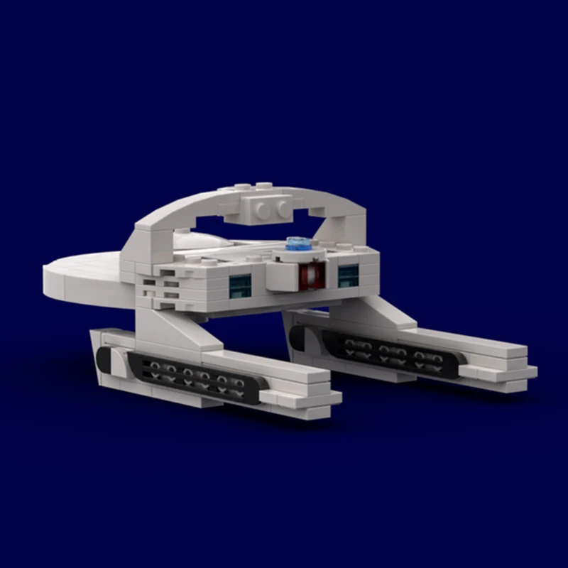 180-teiliges MOC Kreatives Modell USS Reliant Miranda Klasse Sammlerstück DIY Bausteine Heimdekoration Geschenk-Display-Set