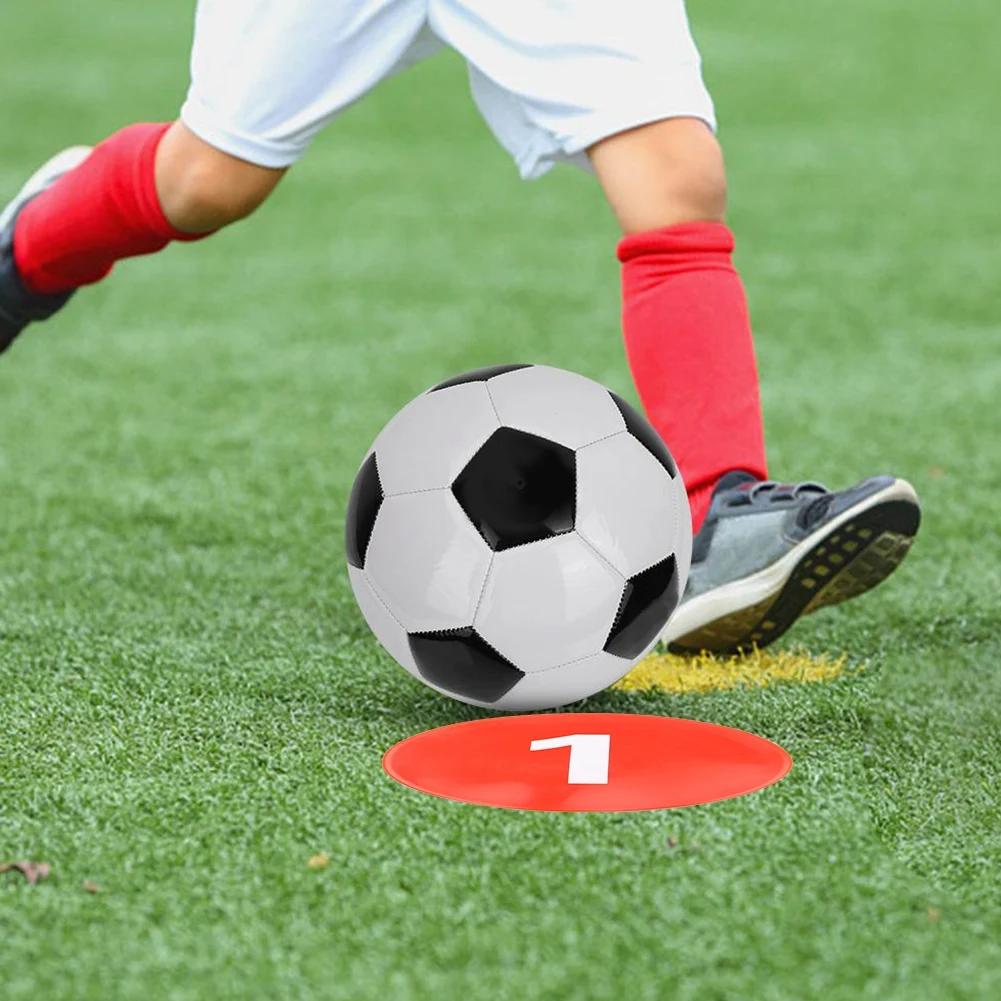 10 Buah Peralatan Latihan Sepak Bola Tanda Cakram Penanda Cakram Datar