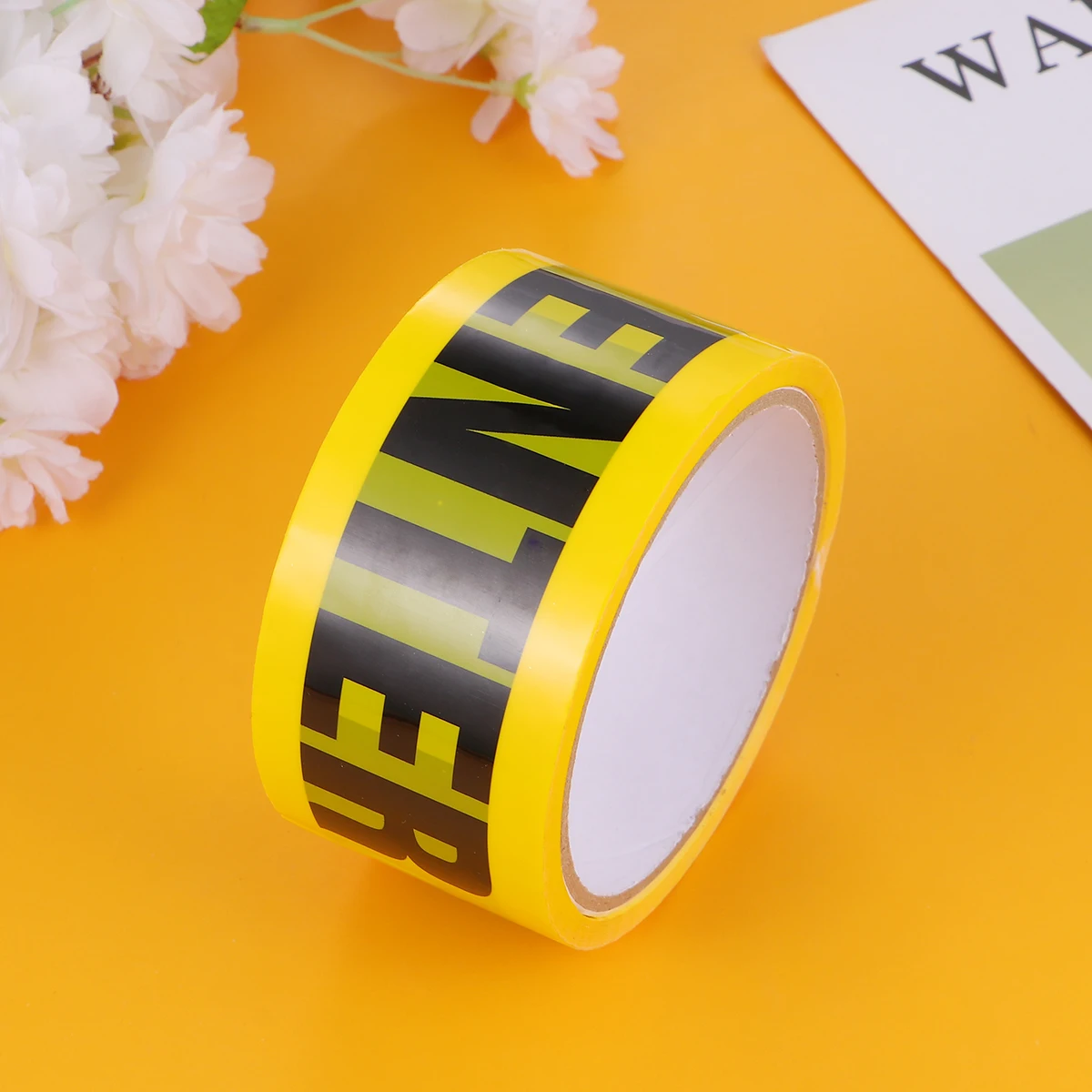 

Wear-Resistant PVC Warning Tape Yellow Do Not Enter Waterproof Self-Adhesive Sticker for Walls Floors Equipment
