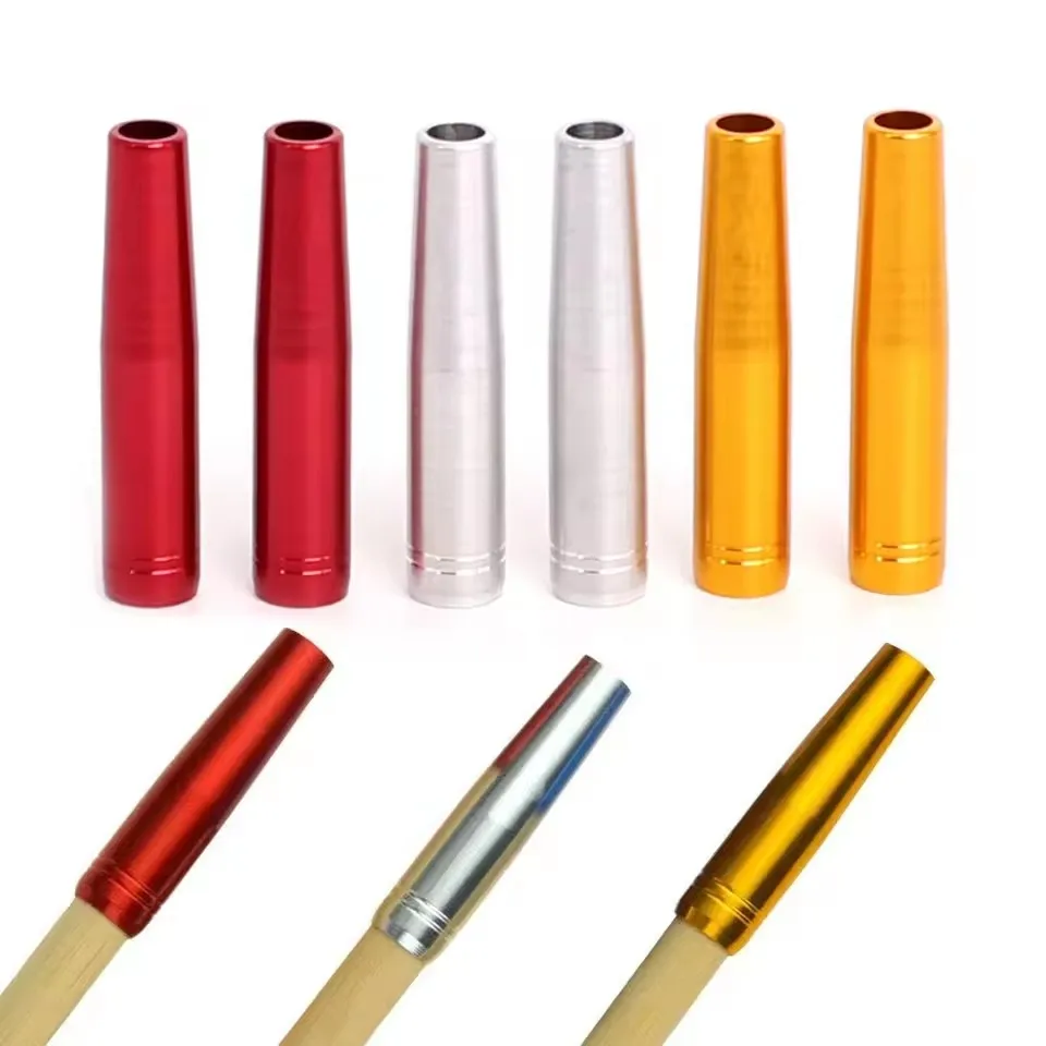 6/12/30 Aluminum Arrow Insert Seat External Wrapped 50grain Connector for Archery Arrow Point Broadhead OD8mm Carbon Arrow Shaft