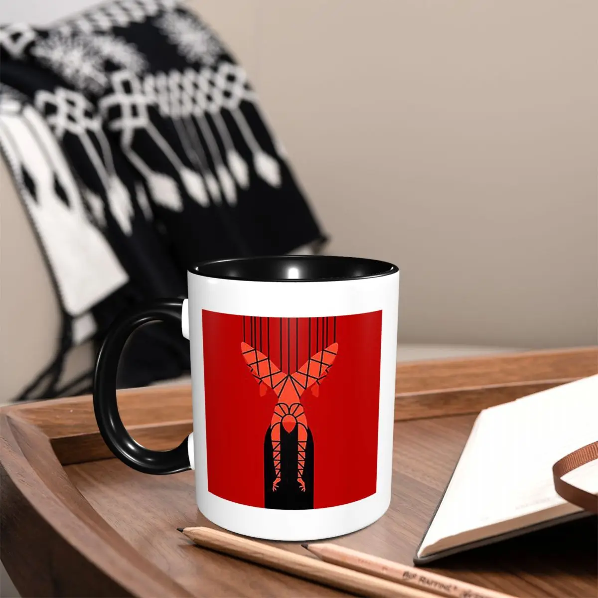 Shibari Bondage Hanging Girl Mug Funny Ceramic Coffee Cups Tea Mugs Milk Cup Drinkware Gifts for Friends