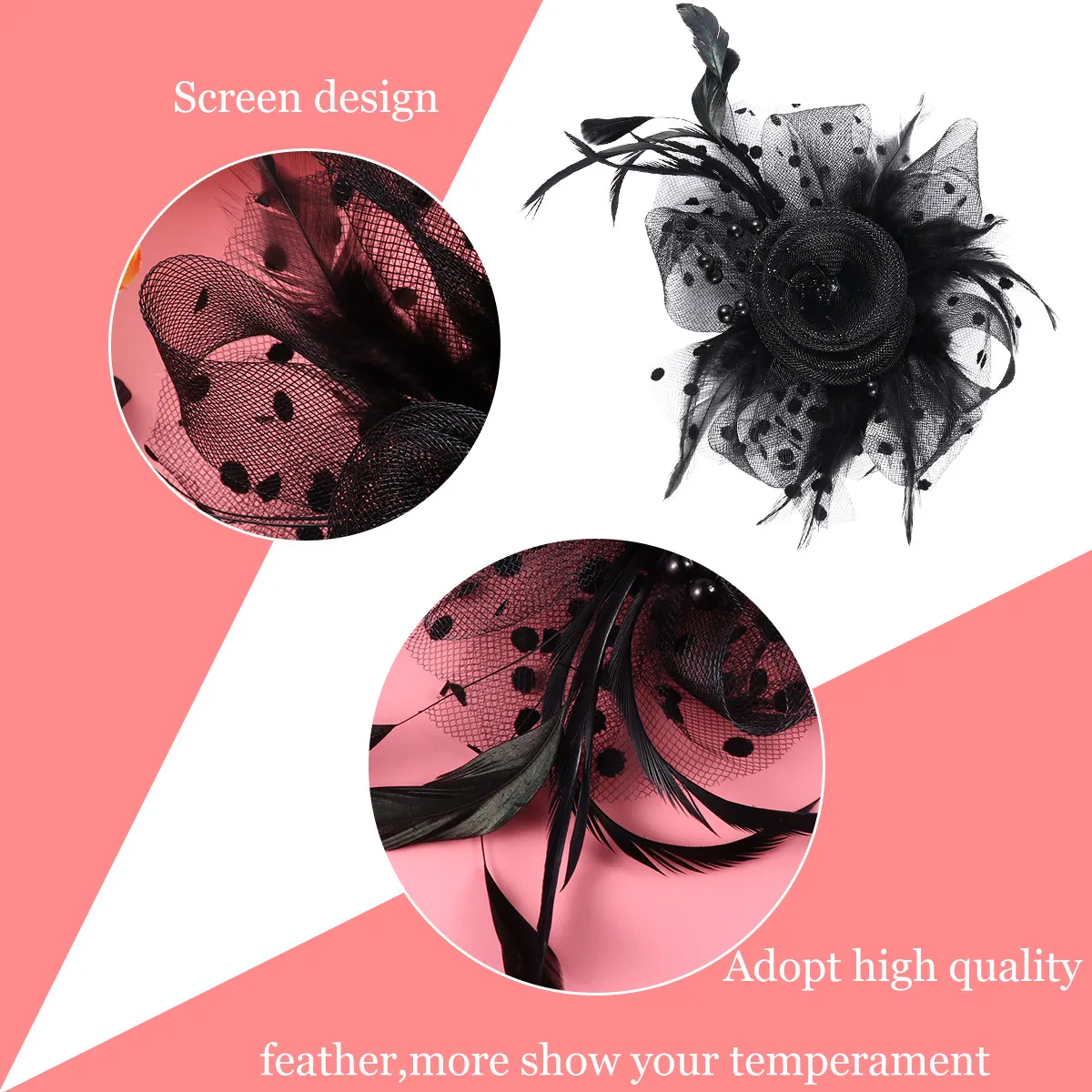 1Pcs Gauze Hair Band Soft Skin Friendly Non Slip Party Headdress Performance Hair Band Decorative Photo Prop Cosplay