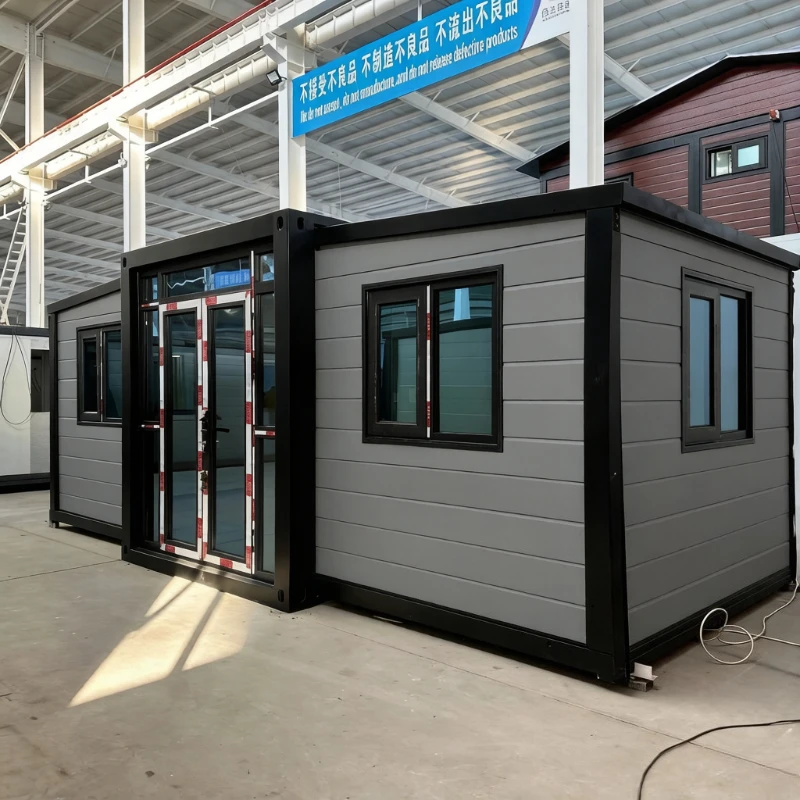 Modular Homes Double Wing Expandable Container House Portable Tiny House Professional Factory Assembled Prefabricated House Home