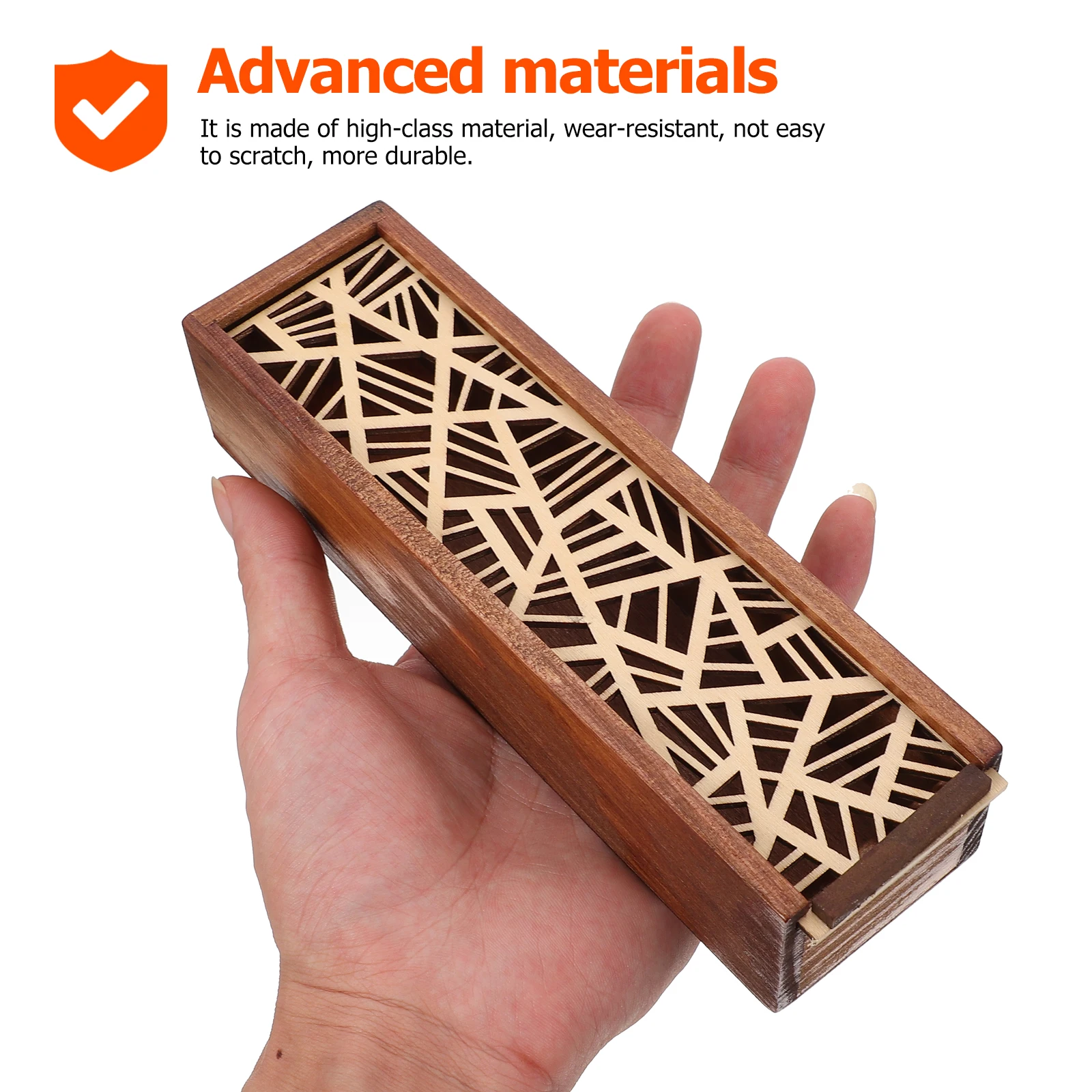 

Stationery Storage Box Wooden Stationery Box Oblong Storage Box Oblong Pen Box Storage Container