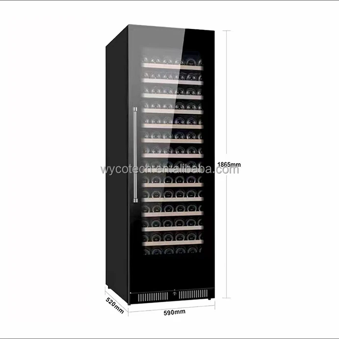 Electric Stainless Steel Wine & Beverage Cooler Built-in Wine Refrigerator Compressor Restaurant Wine Cabinet Cellar Chiller