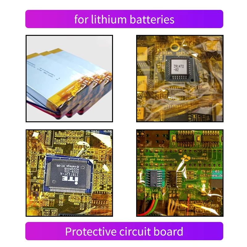 Gold Finger High Temp Heat Resistant Tapes Polyimide Adhesive Battery Wire Insulation Antistatic Circuit Board Protection Tape