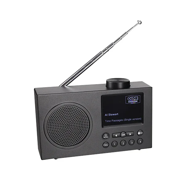 

Color screen digital radio with DAB function