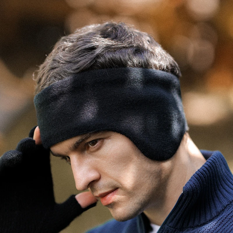 Winter Men's Padded And Thickened Ear Warmers To Prevent Cold And Wind Warm Ear Muffs  pasamontañas de hombres