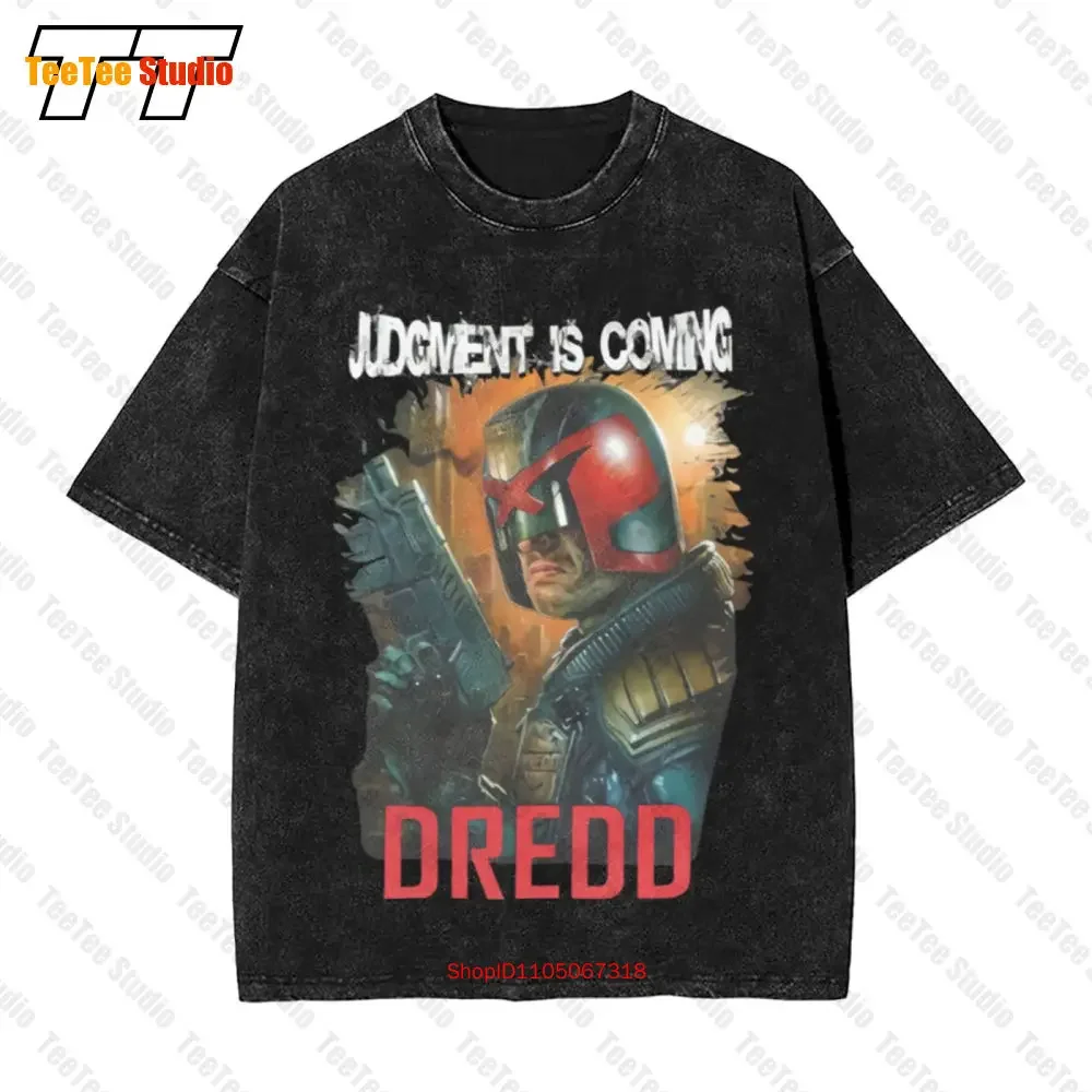 Judge Dredd Judgment Is Coming Movie 2021 Sci-Fi Action Vintage Oversized T-Shirt KINS