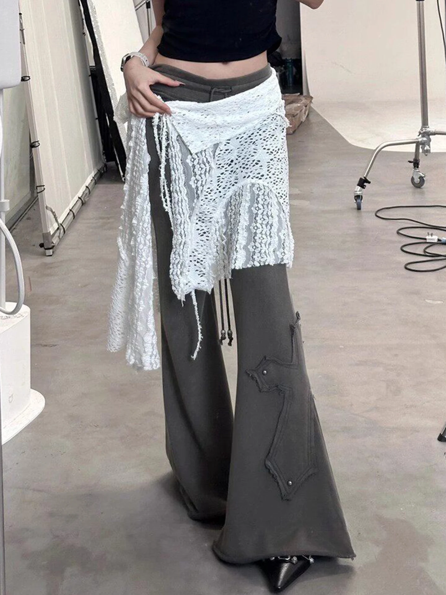Street Style Layered Hollow ou - огляд і ціна Women'S Fashion Layering