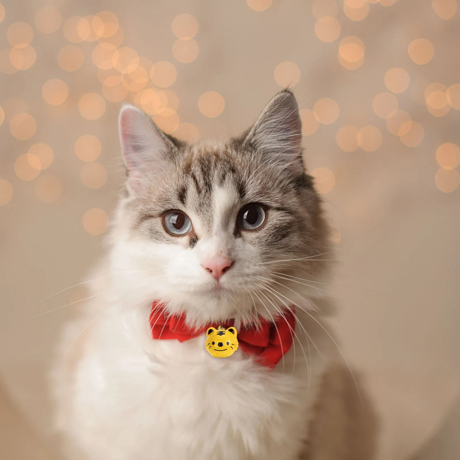 

5pcs Zodiac Tiger Bell Charms Jewelry Making Craft Supply Tiger Head Pendant For Bracelet Necklace Earring Diy Gift