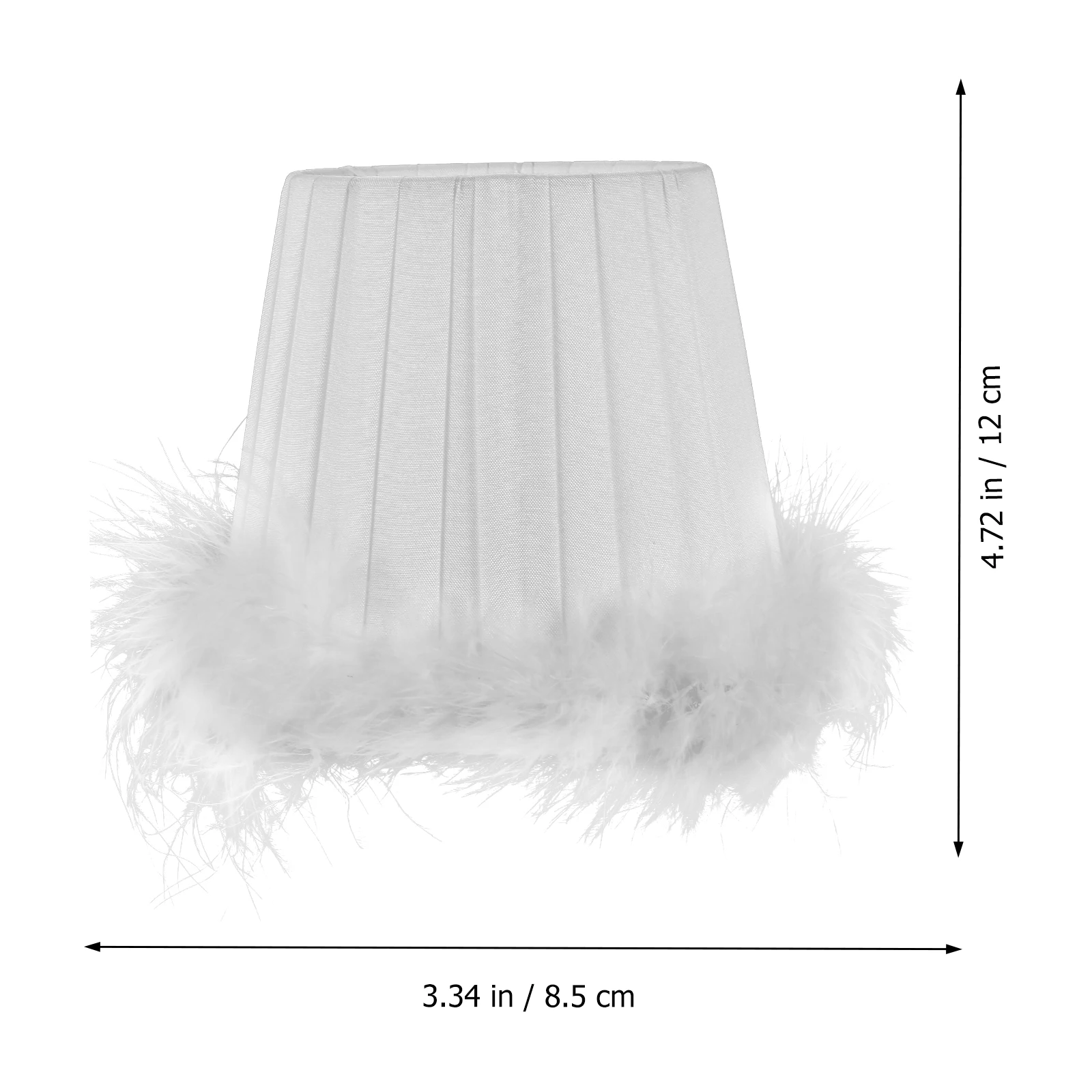 

Fabric Lampshade White Lace Cover Home Decorative Shades Table Lamp Cloth Lighting Accessories Durability Practical Long Lasting