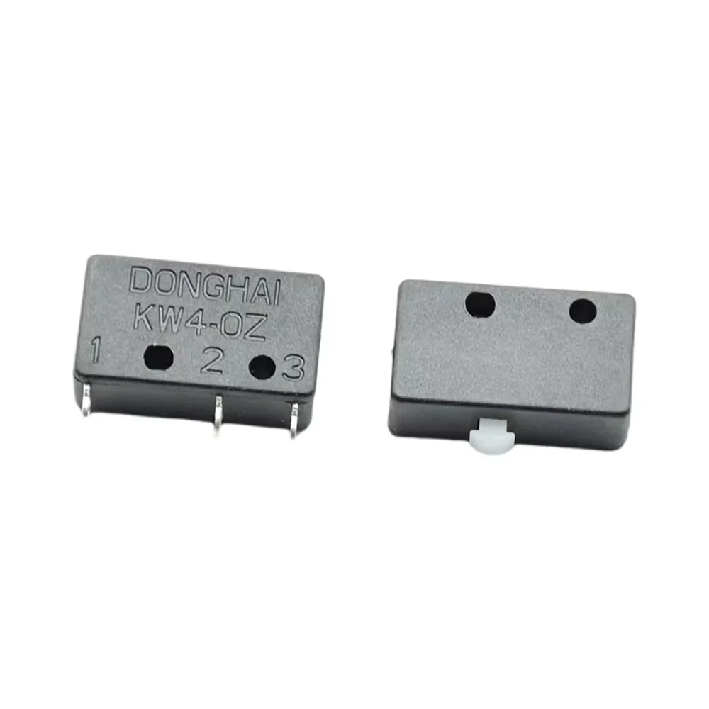 5pcs Black 3-Pin Micro Limit Switch KW4-0Z Jog One Open One Closed Stroke Switch for Argon Arc Welding Accessories