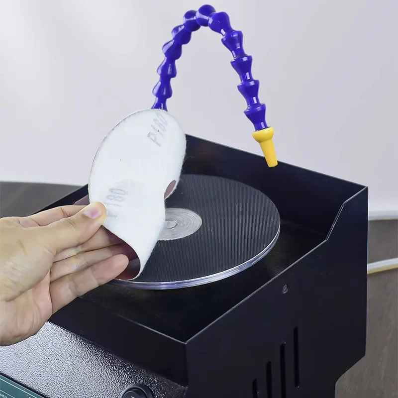 

Циркуляционная шлифовальная машина с водяным охлаждением 150 мм, для влажной/сухой шлифовки, система циркуляции воды, 7-ступенчатая регулировка скорости