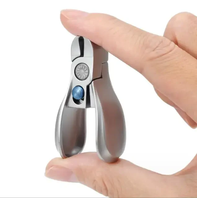Professional Mini Nail Clippers High Quality Stainless Steel Large Opening Manicure Fingernail Cutter Ingrown Toenail Scissors