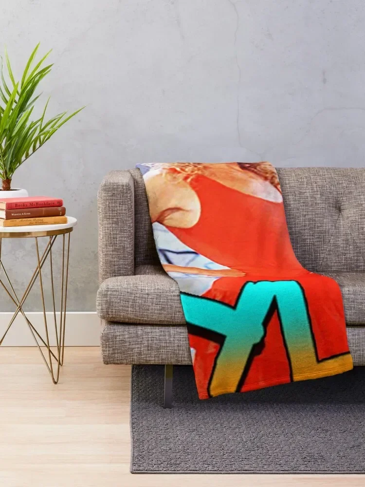 Retro Kylie Minogue Throw Blanket Blankets For Baby christmas gifts Blankets