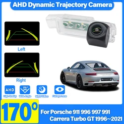 Reverse Camera For Porsche 911 996 997 991 Carrera Turbo GT 1996~2021 Rear View Parking Camera Night vision License plate Light