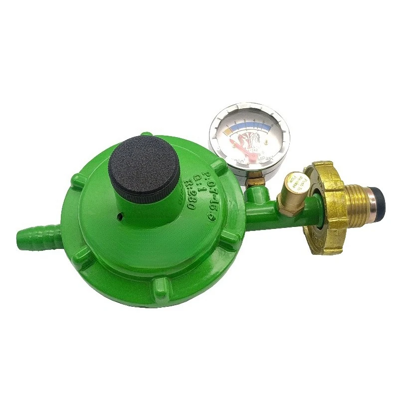 

Cooking Gas Regulator LPG Regulator Low Pressure LPG Gas Regulator with Meter HM802B