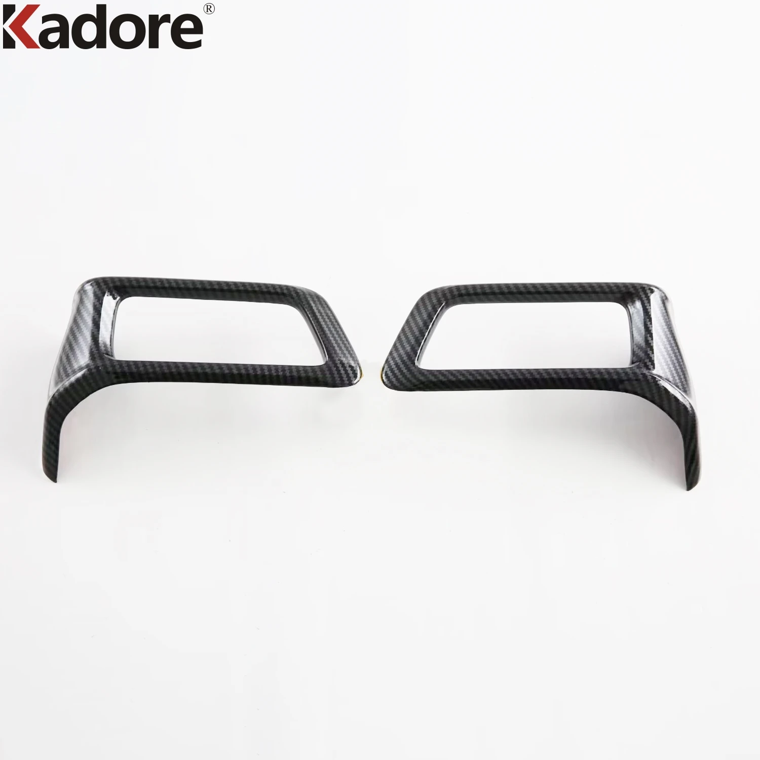 Cubierta de salida de aire acondicionado para coche, accesorio embellecedor de carbono para Toyota Innova Zenix, Suzuki Invicto 2023 2024