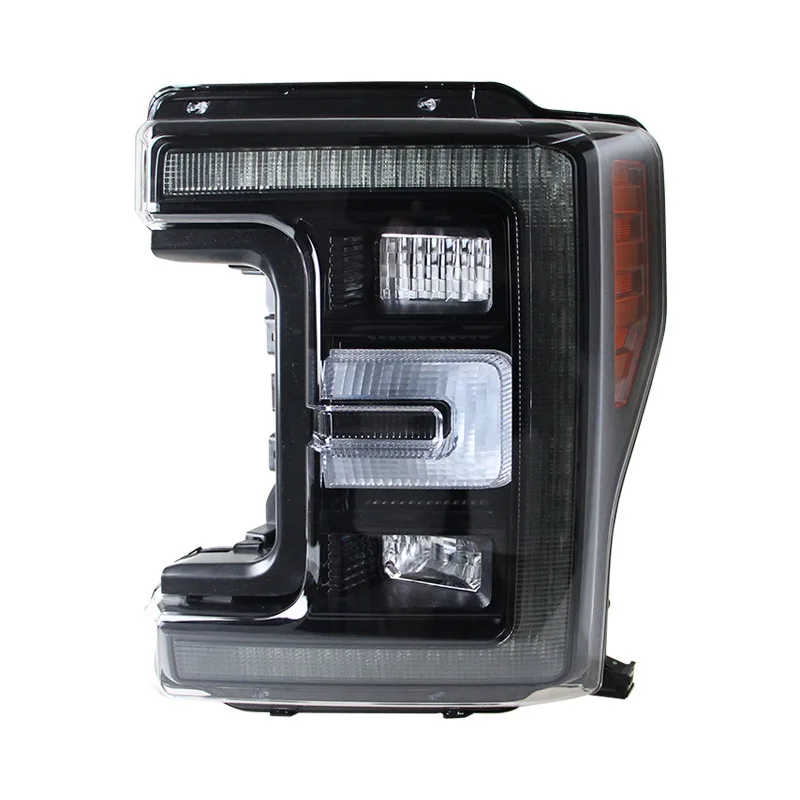 Car Head Lamp for Ford F250 2017 2018 2018 modification full LED Headlight assembly Projector Lens DRL  Automotive Accessories