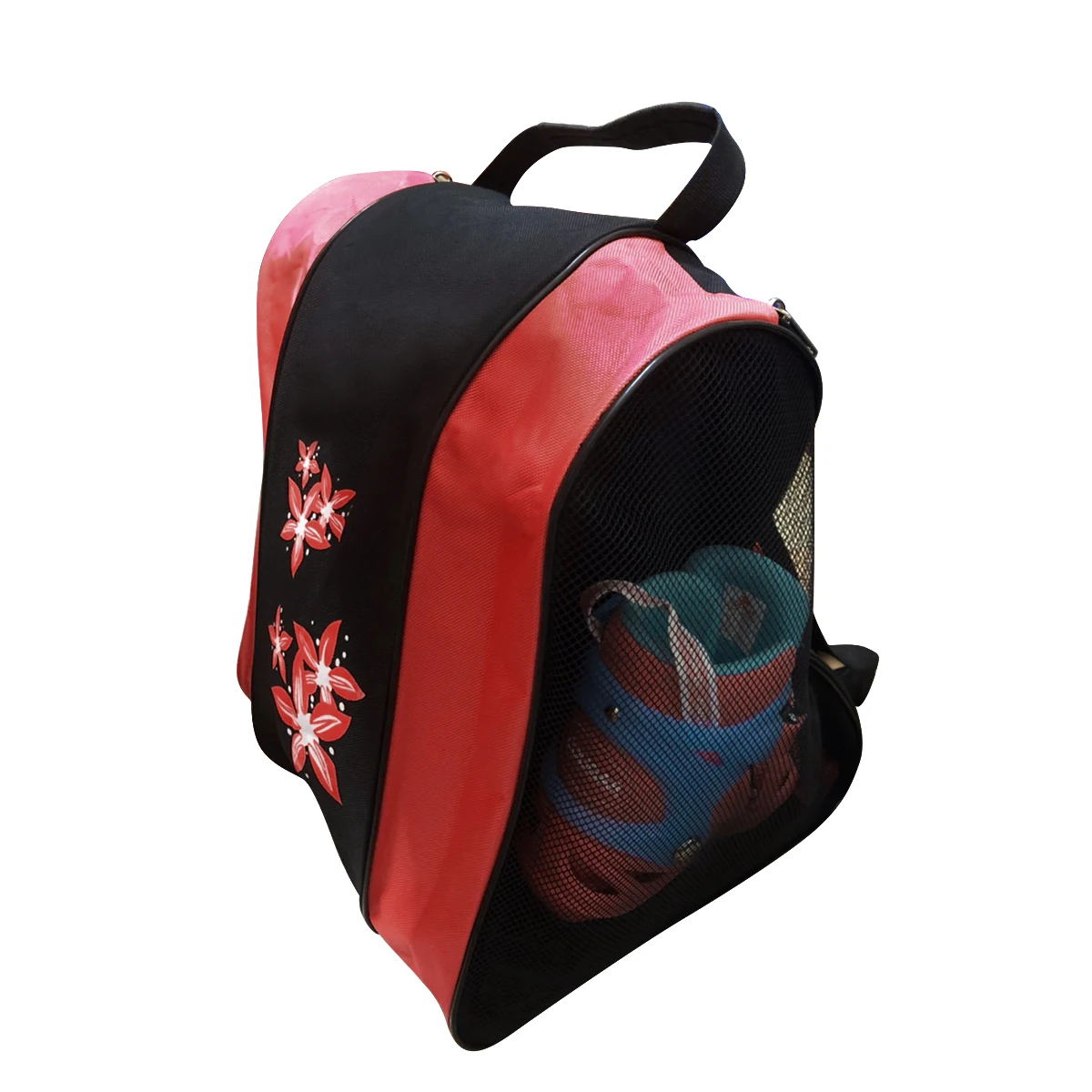 Skate Bag Sports Equipment Roller Skating Carrying Pattern Heavy Duty Tote Inline Ice Shoe