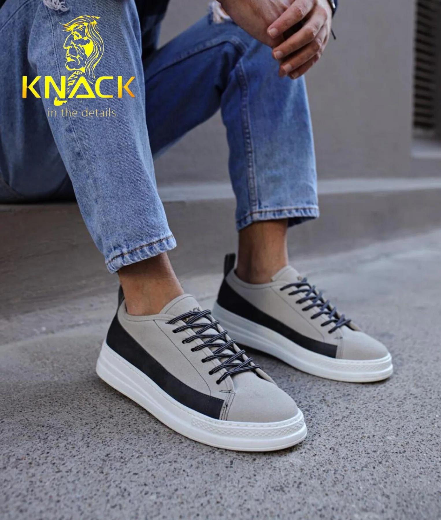 Knack Seizoensgebonden Suède Mannen Sneakers Casual Comfortabele Licht Man Sport Schoenen Wit Mannen Schoenen Goede Kwaliteit Big Size