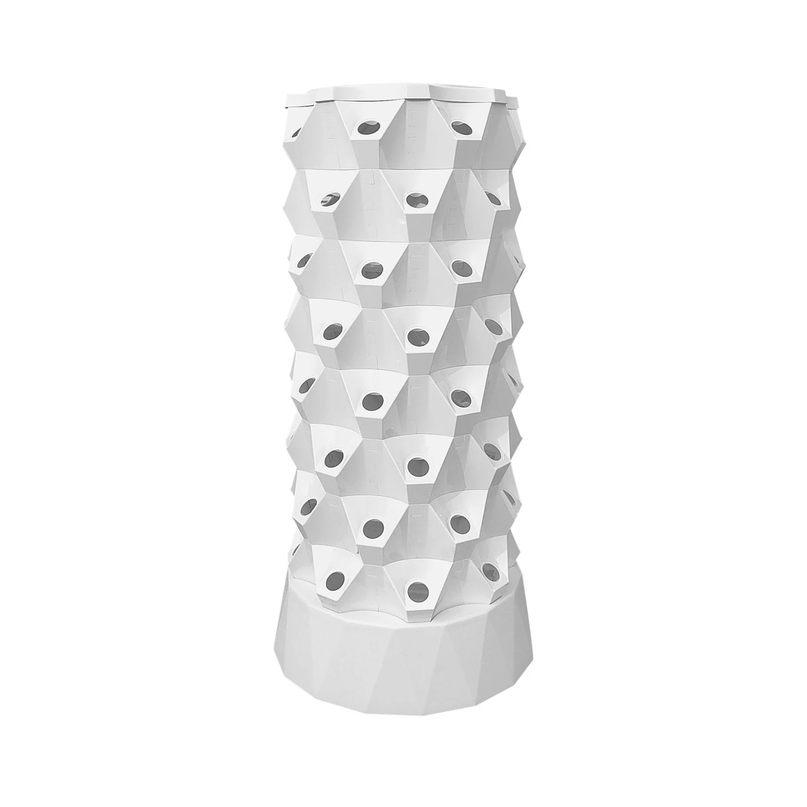 

Vertical Hydroponic Garden Tower 64 Slots Hydroponic Plant Tower with Water Pump Indoor Vegetable Growing System