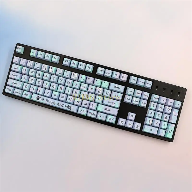 PBT Keycaps chất lượng cao 112KeyCaps cho 61 104 108 MX Bàn phím cơ khí OEM Keycaps Đặt độ cứng cao Keycaps Sale tốt nhất