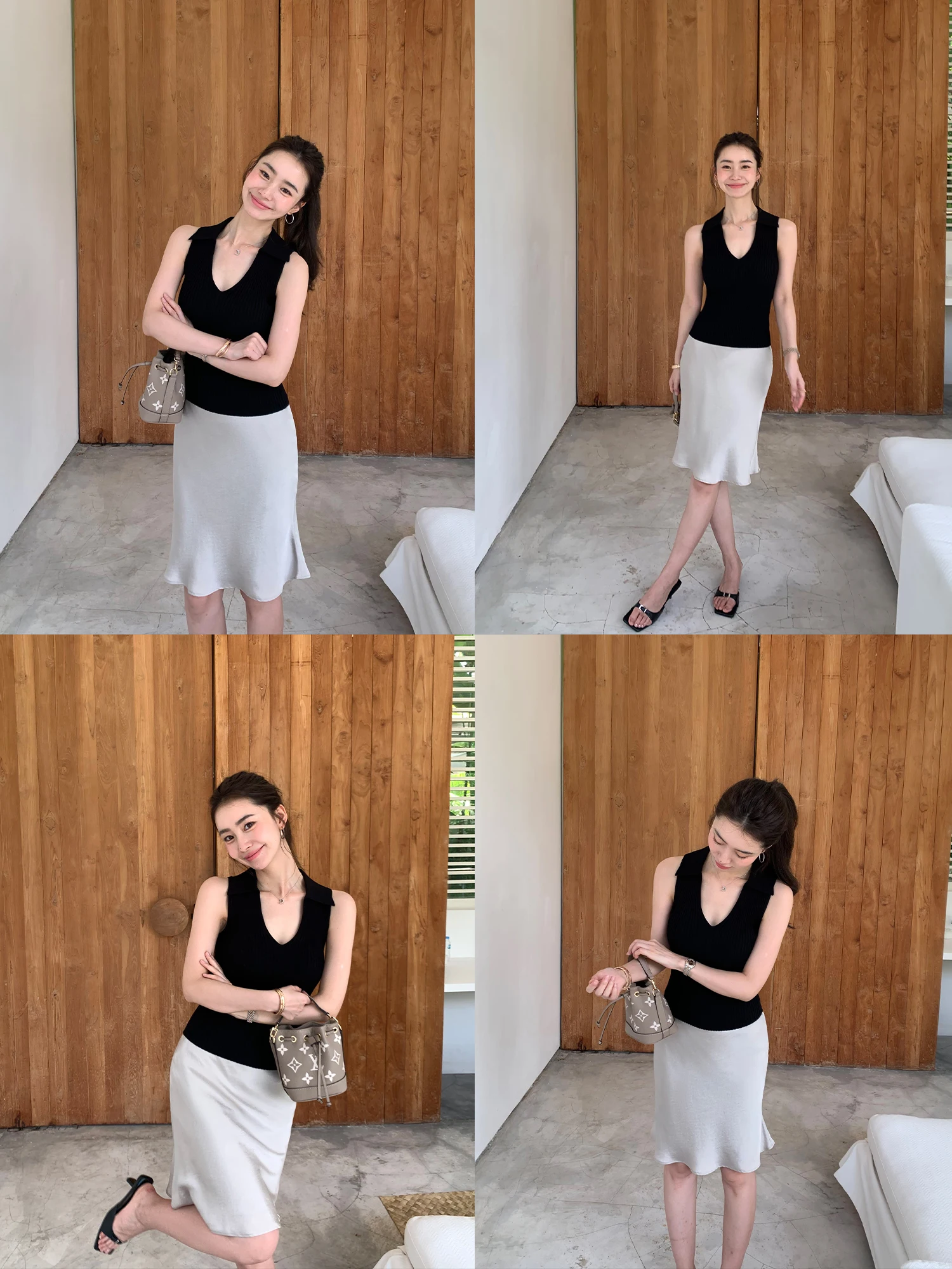 

Pusumede Black Fish Tail Half Skirt Women's Summer Slim Fit Bodycon Skirt Soft Lace Detailing Midi Skirt Standard Fit