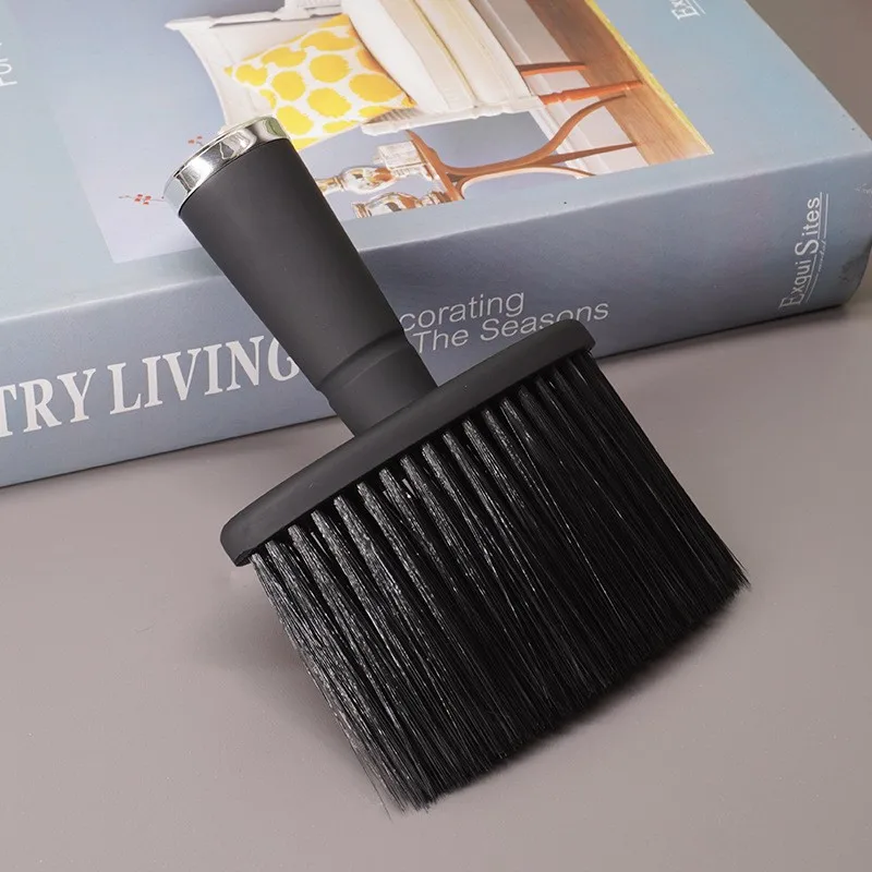 

Professional Soft Neck Face Duster Brushes Barber Hair Clean Hairbrush Beard Brush Salon Cutting Hairdressing Styling Tool Black