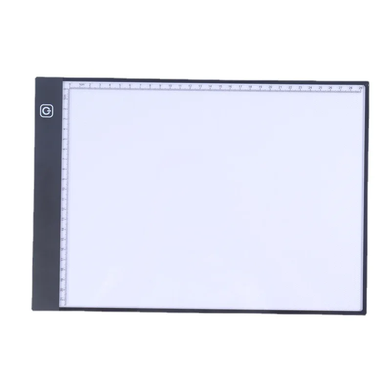 Led Light Pad A4 Three Level Dim Scale 33*23cm Drawing Copy Board Graphic Tablet Trace Light Box for Diamond Paint PC Laptop