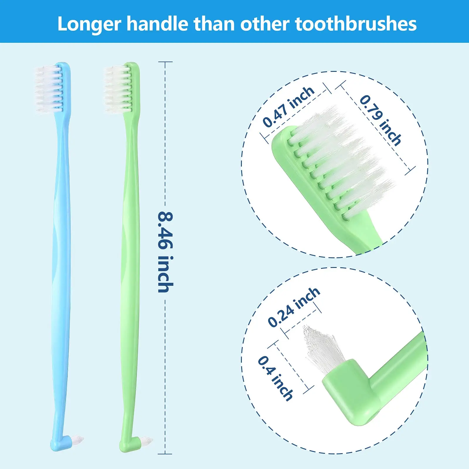 Cepillo de dientes para limpieza Dental, cerdas suaves en forma de U, higiene bucal, 4 piezas