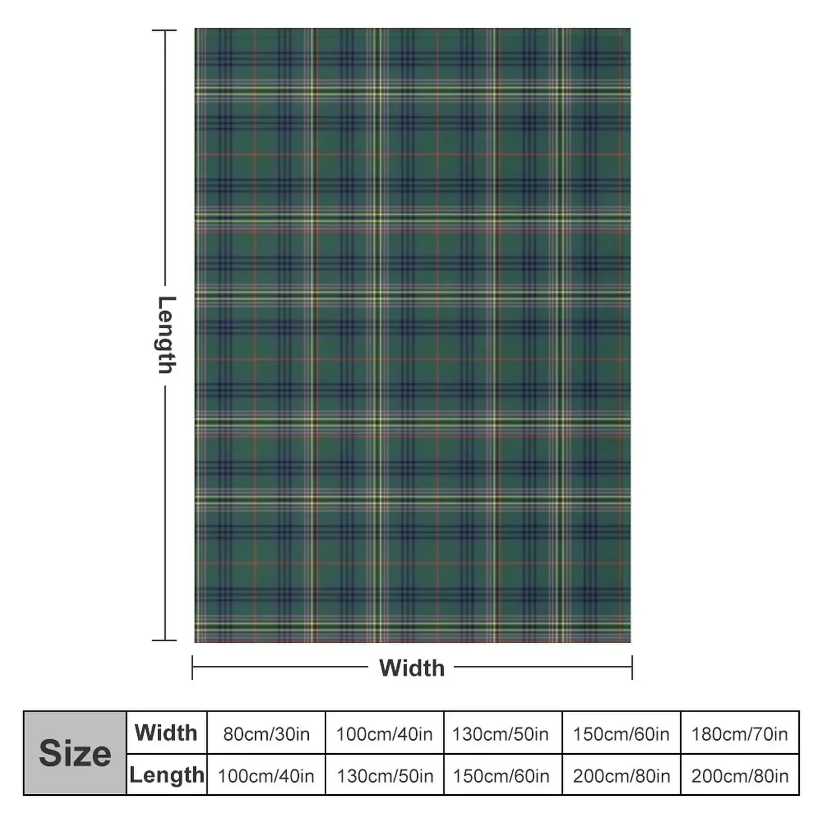 Clan Kennedy Tartan Throw Blanket Retros Thins Luxury St Giant Sofa Plaid on the sofa warm winter Blankets