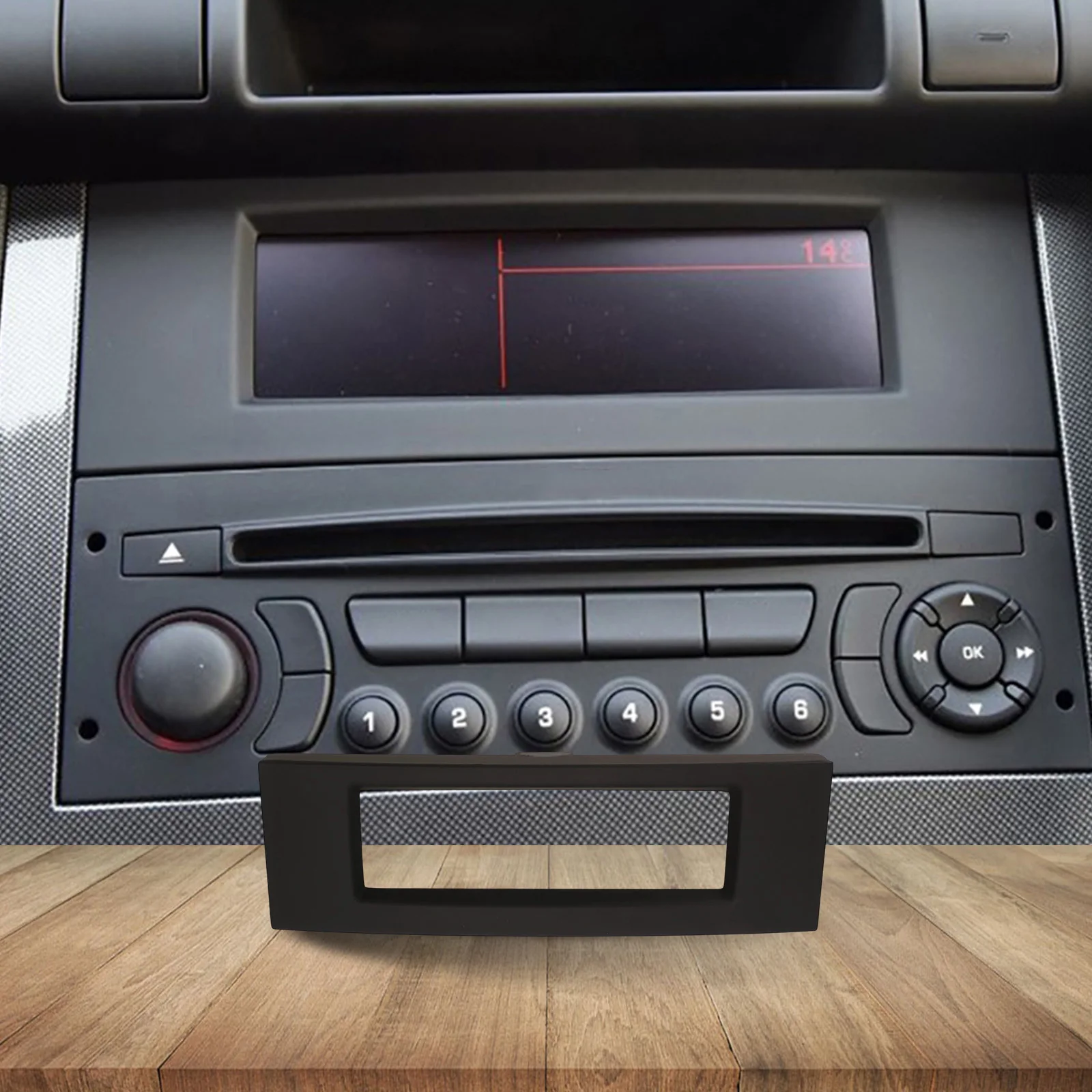 Car Screen Housing Frame for RD4 For CD Player Enclosure Designed to Reduce Movement and Enhance Vehicle Audio System
