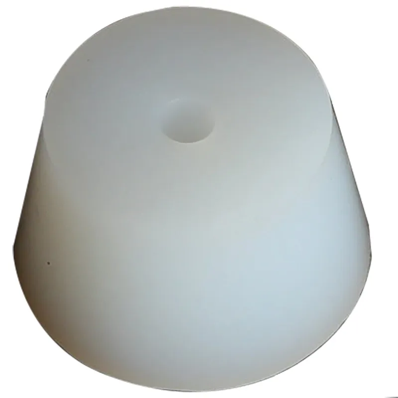 1/2/3/5~80Pcs White Conical Silicone Plugs With Hole 8mm High Temp Rubber Laboratory Flask Stopper Tapered Hole Sealing Covers