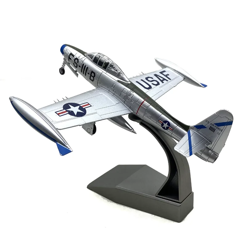 

Масштабная модель американского истребителя F-84 в масштабе 1/72, коллекционная модель из сплава, украшение, подарок, игрушка