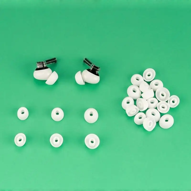 918C Antiderrapante À Prova D 'Água Substitua Earplug Ear Tips Pad Set Silicone In-Ear Fone Ouvido Tampa Tampa Para (2)